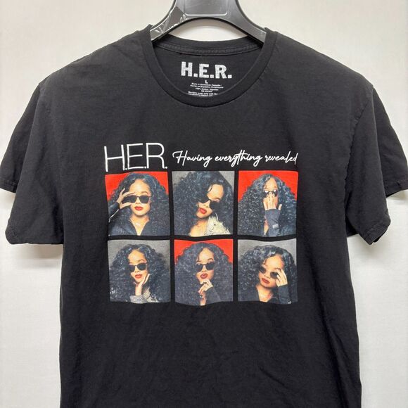 H.E.R. Having Everything Revealed Concert T-Shirt Tee Size Large M296 -11 - Picture 7 of 13